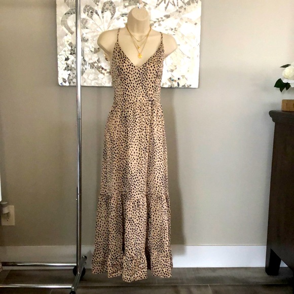 CUPSHE Ayana Lace up backless Maxi Slip Dress - Picture 1 of 7